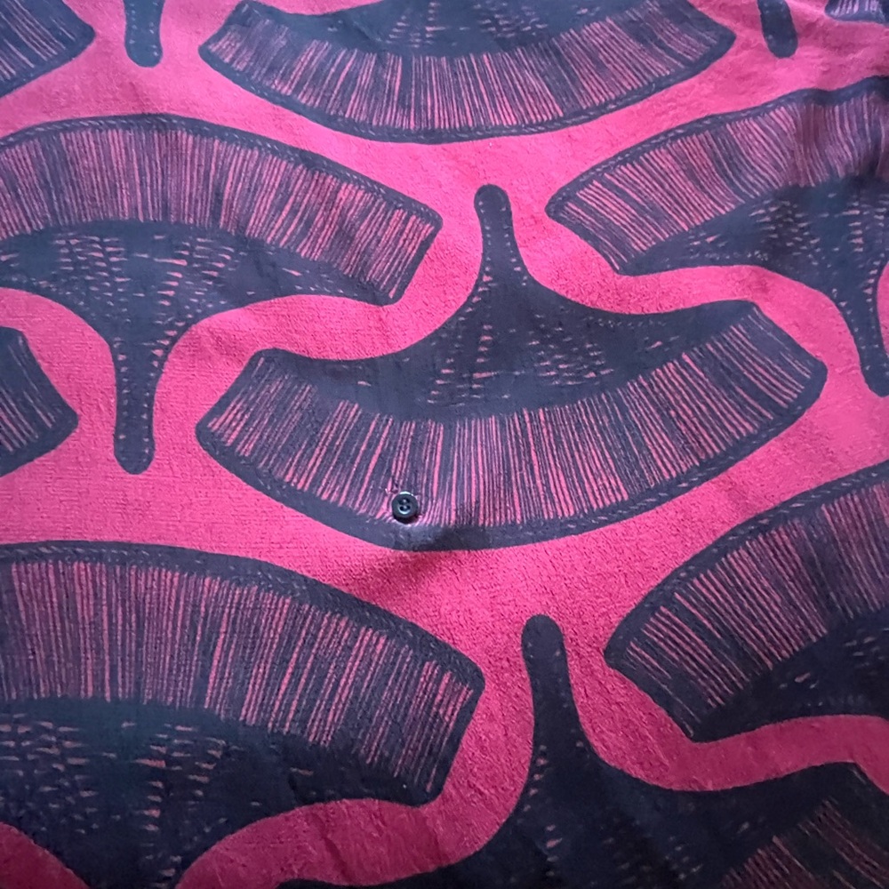 Manaola Red and Black Long Sleeve Dress - Picture 11 of 14